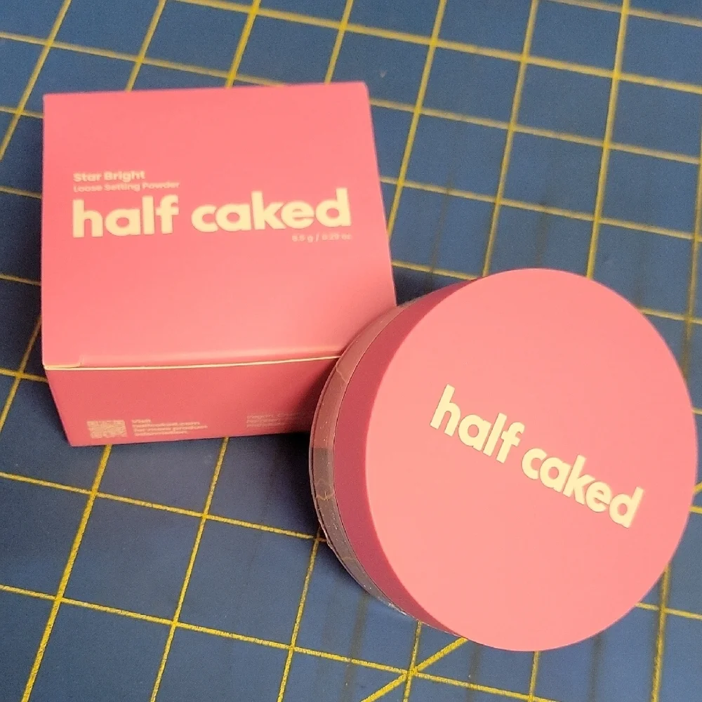 Half Caked Star Bright Loose Setting Powder 8.5g New  - Pink
